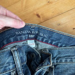 Men’s banana republic boot cut 35x36 jeans